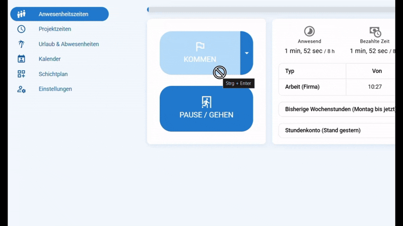 Gerundete Kostenträgerbuchung Beispiel Mitarbeiter